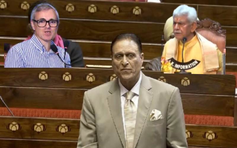   جموں و کشمیر کے نئے ارکان نے راجیہ سبھا میں حلف برداری: چودھری رمضان نےریاستی درجہ بحال کرنے کا کیا مطالبہ 